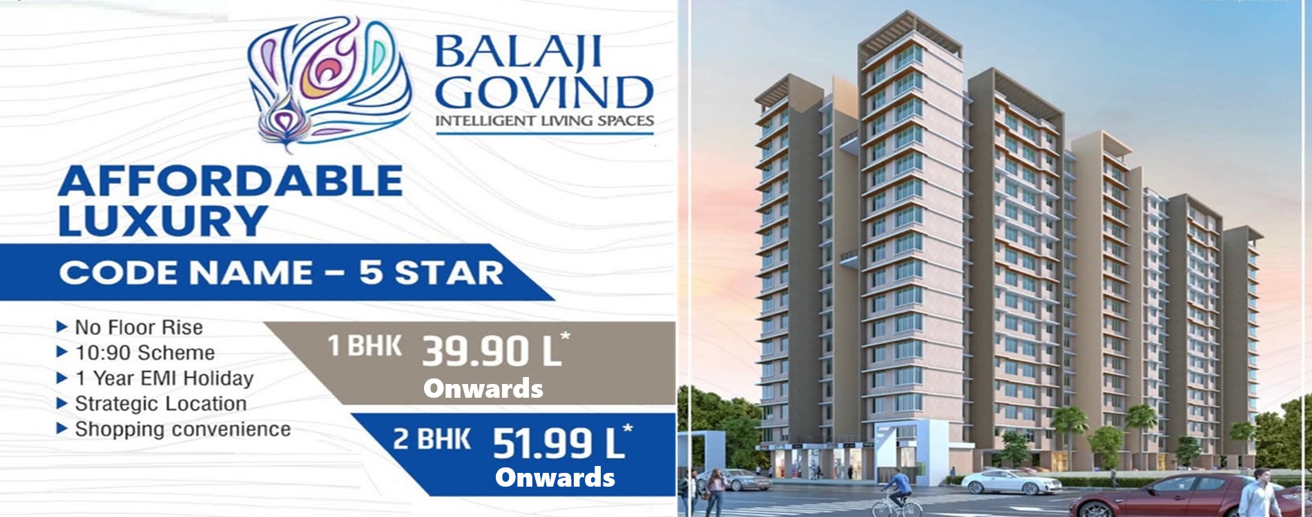 Balaji Govind Dombivli East | 1 & 2 BHK Flats